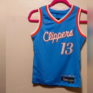 Clippers Youth Blue #13 Basketball Jersey - Kids